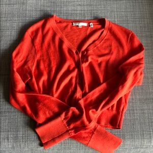 Vince cropped cashmere blend cardigan